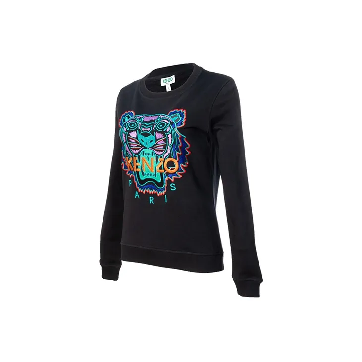 KENZO Classic Tiger Head Sweatshirt Women's Black-2