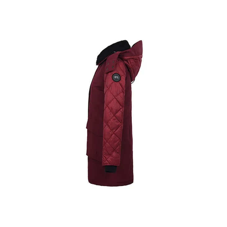 Canada Goose Elwin Series Down Jacket Women's Burgundy-1