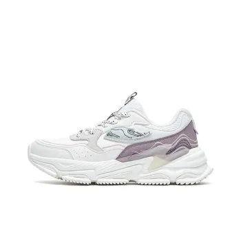 XTEP Shanhai Collection Casual Shoes Women's Low-Top Sail White/Wisteria Purple