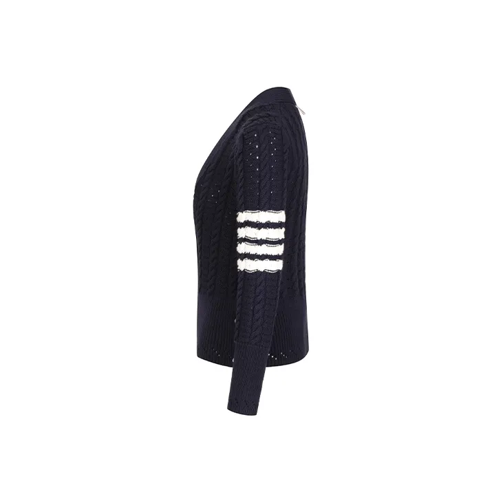THOM BROWNE· FW21 Knitwear Women's Dark Blue-2