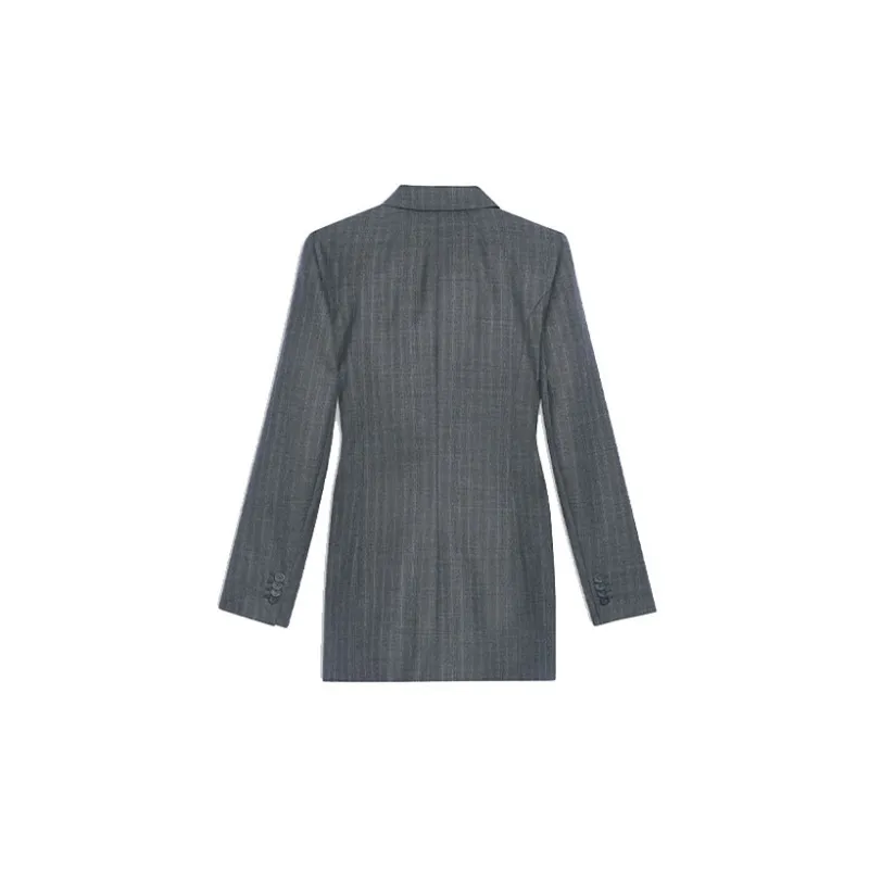 Balenciaga Women'ss Hourglass Blazer Grey-1