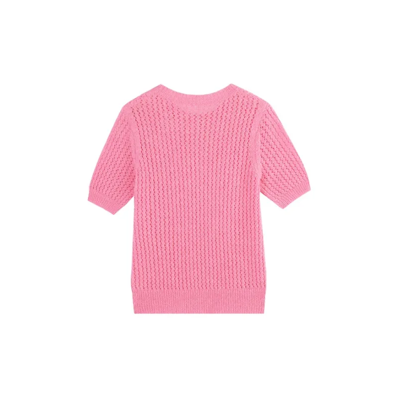CUBIC Knitwear Women's Rose Red-1