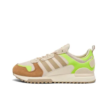 Adidas Originals ZX 700 Hd Abrasion Resistant Low Top Running Shoes Men's Beige Brown Green