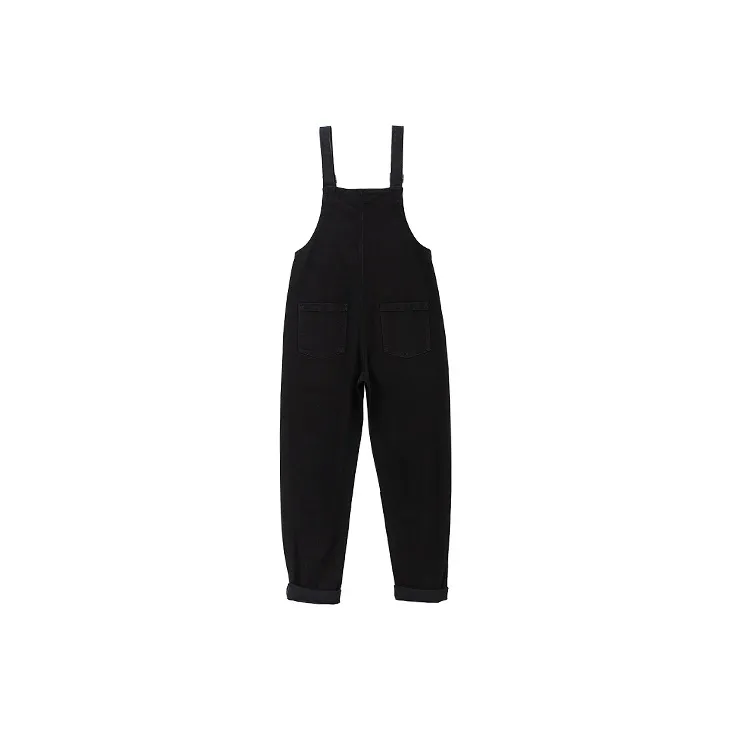 SOON FLOWER Overalls Summer Women's Black-1