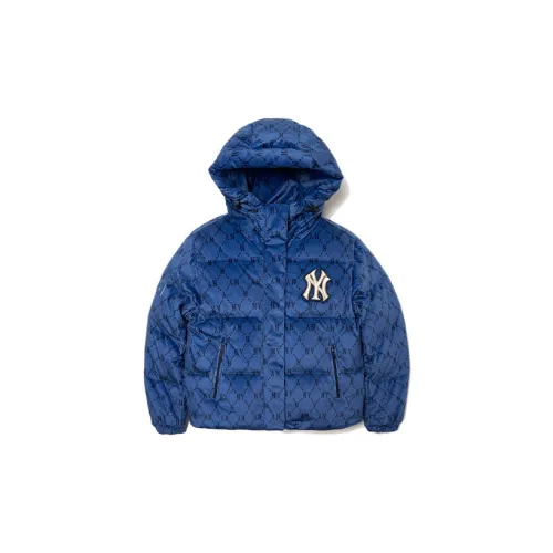 MLB Old Flower Down Jackets Women's Dark Blue