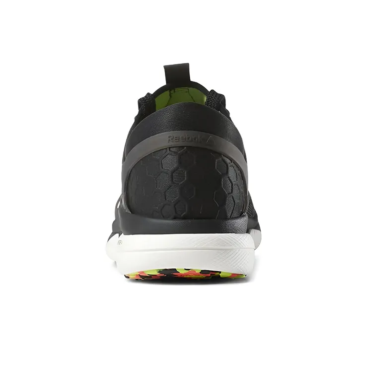 Reebok Floatride Run Flexweave Anti-Slip Wear-Resistant Low-Top Running Shoes Black Green White-3