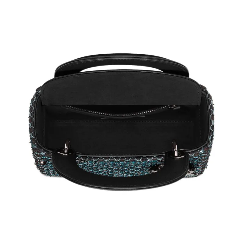 DIOR Lady Dior Cow Leather Dior Bag Handbag Shoulder Bag Crossbody Bag Mini Women's Sky Blue-4