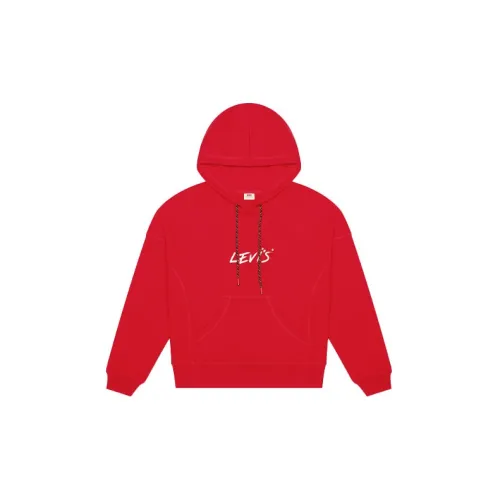 Levis Sweatshirt Women's Red