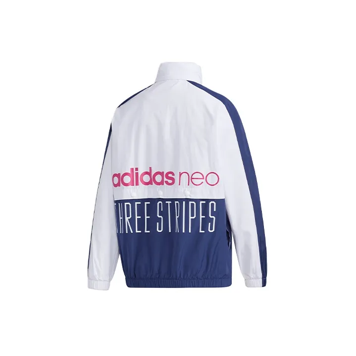 Adidas Neo Jacket Women's White Blue Multicolor-1