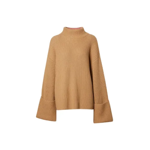 Burberry Cashmere Sweaters Women's Camel