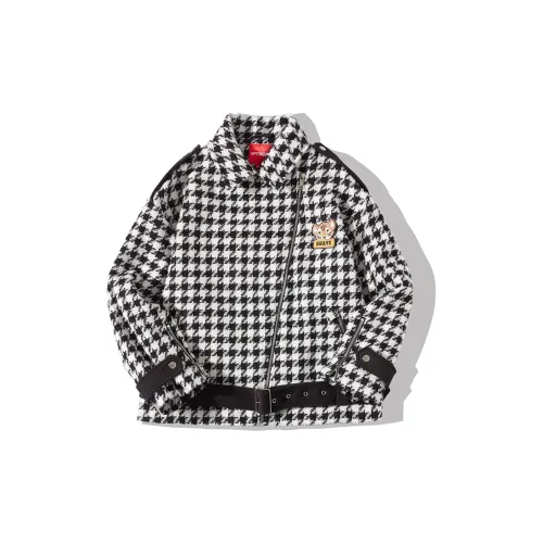 EPTISON WOMAN Jackets Women's Black/White Plaid