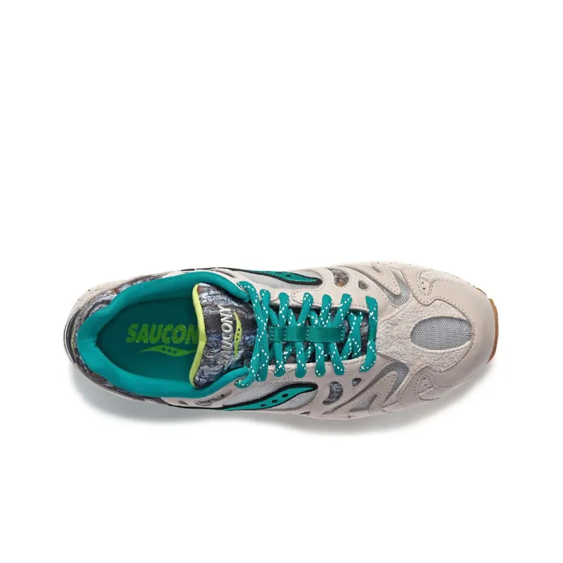 saucony Grid Azura 2000 Reflect Camo Creme Blue-3