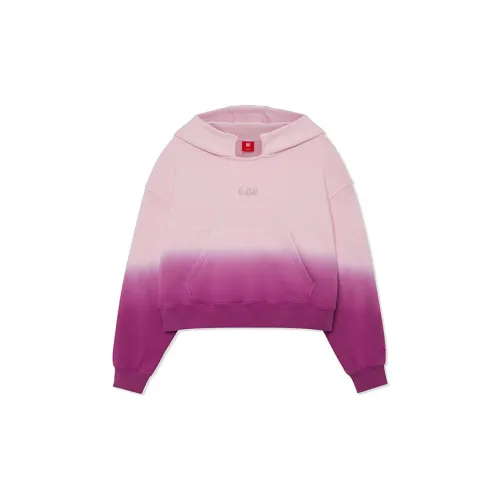 LiNing Sports Basketball Collection Sweatshirts Women's Coral Pink Explosive Purple