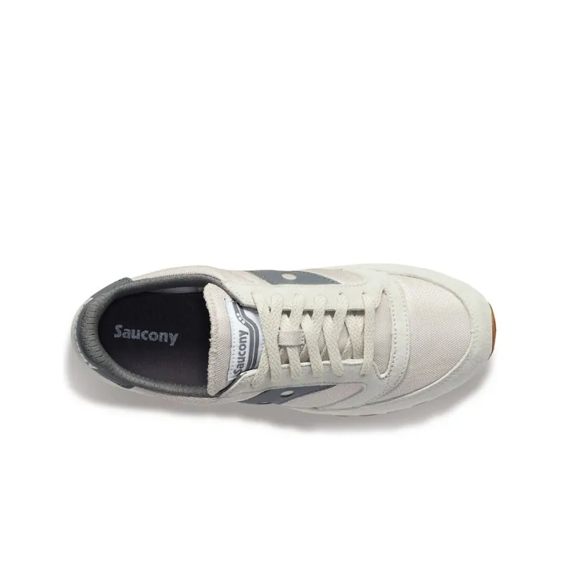 Saucony Jazz 81 Running Shoes Unisex Low Top Gray/White-3
