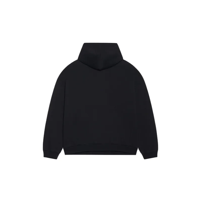 Balenciaga Women's Slime Wide Fit Hoodie Black-1