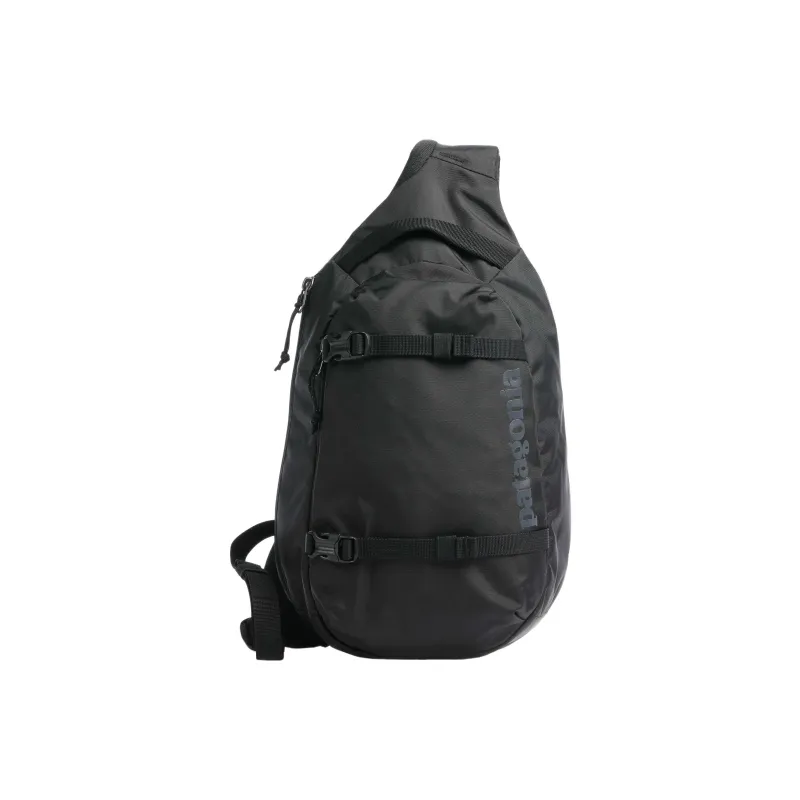 Patagonia Polyester Shoulder Bag, Sling Bag Unisex Black-0