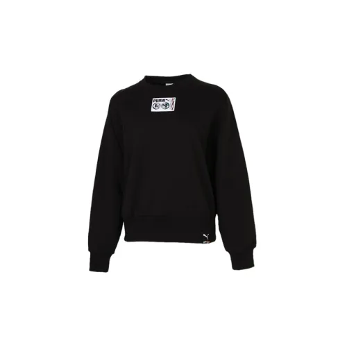 PUMA Sweatshirts Women's Black