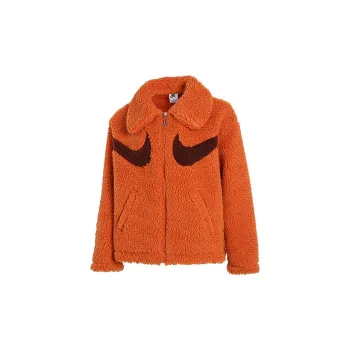 Nike Velvet Jackets Women's Orange Red