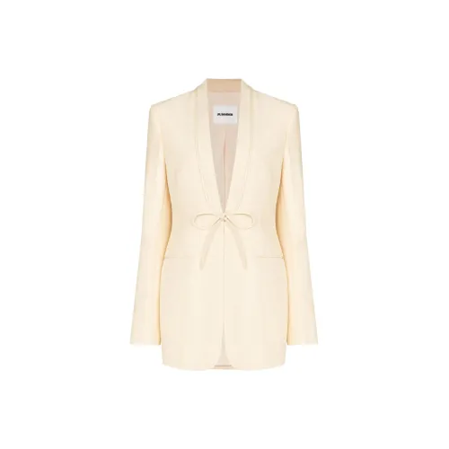 JIL SANDER Business Suits Women's Light Yellow