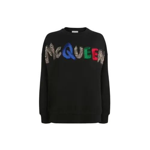 Alexander McQueen Sweatshirts Women's Black