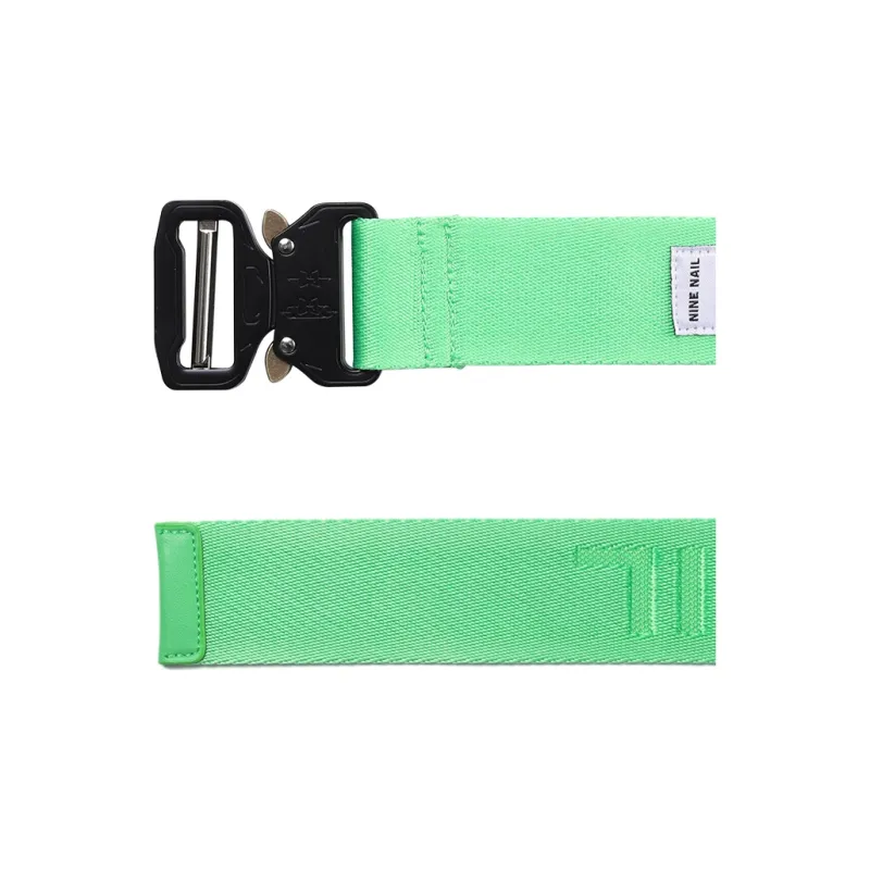 NINE NAIL Military Style Workwear Snake Buckle Nylon Canvas Belt Belt Unisex Width 3.7cm-8