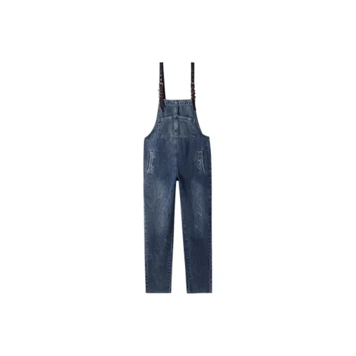 MITUAN Overalls Women's Blue Gray