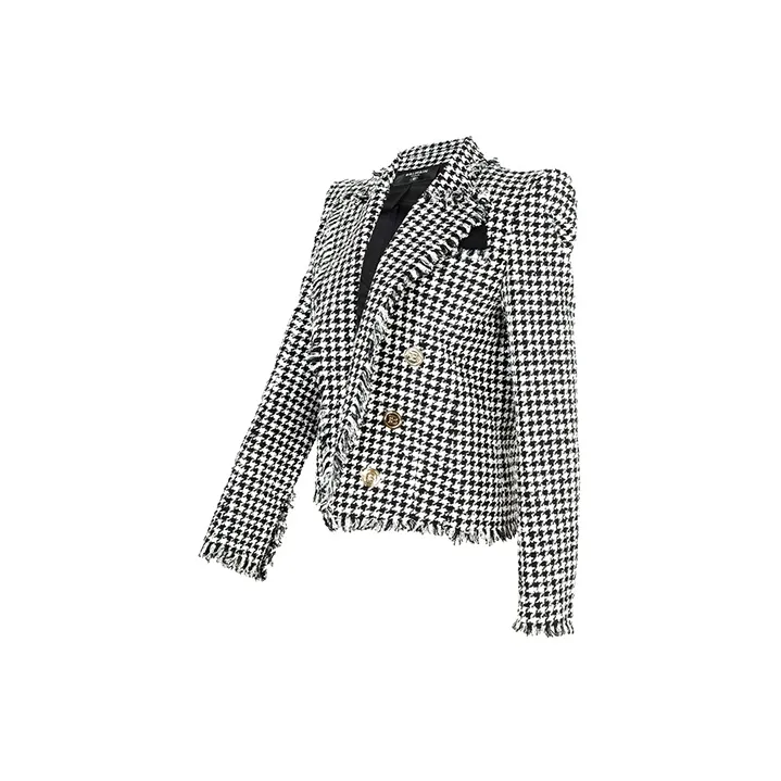 BALMAIN Jackets Women's Plaid-2