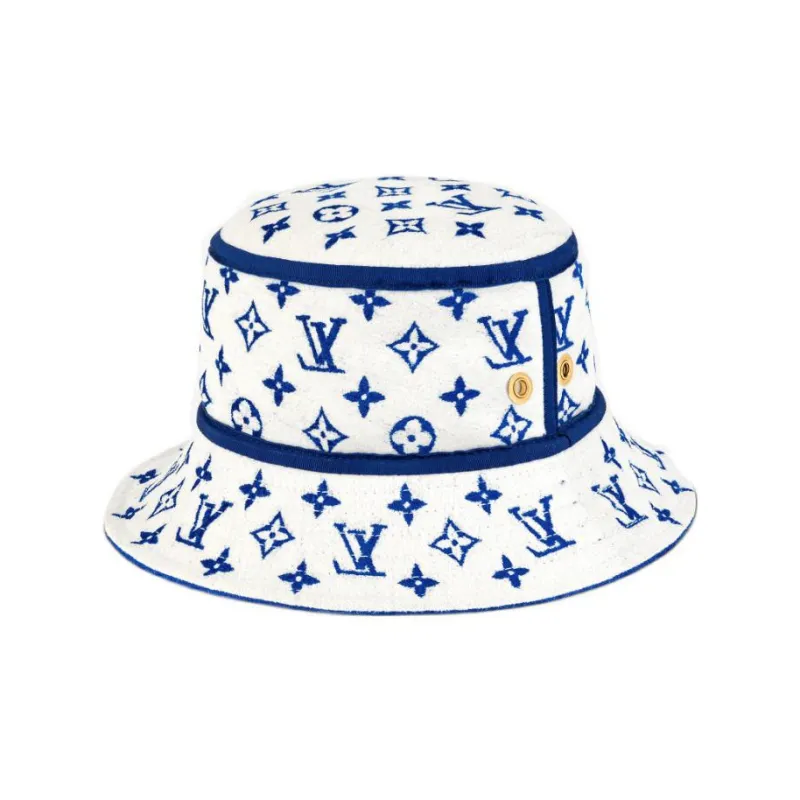 LOUIS VUITTON Blue Bucket Hats Unisex-1