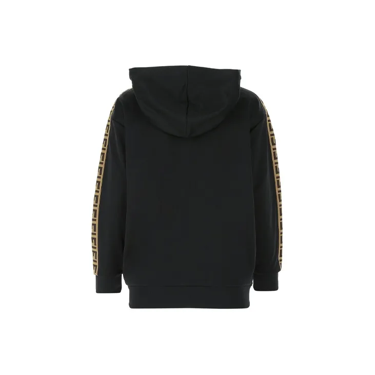 FENDI Sweatshirt Coat Women's Black-1