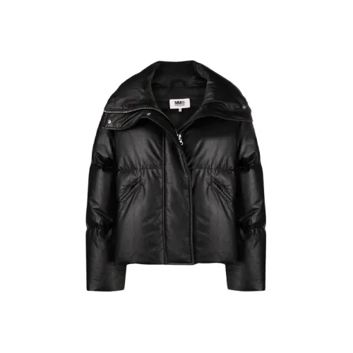 MM6 Maison Margiela Cropped Down Puffer Jacket