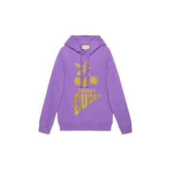 Authenticated Before Shipping Gucci Purple Hoodies Sweatshirts on Sale Authentic POIZON