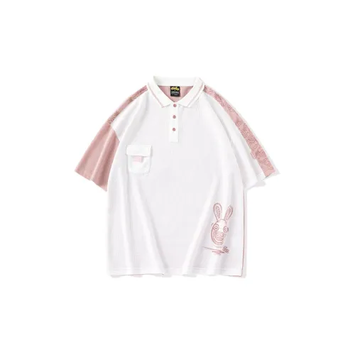 LAMLICKA Polo Shirts Unisex Pink