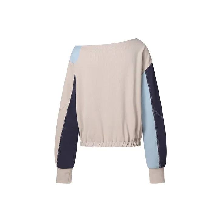 Sumday Athletics Sweatshirt Women's Milk Tea Beige-1