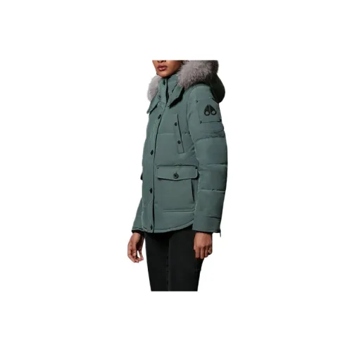 Moose Knuckles Down Jackets Women's Blue/Green