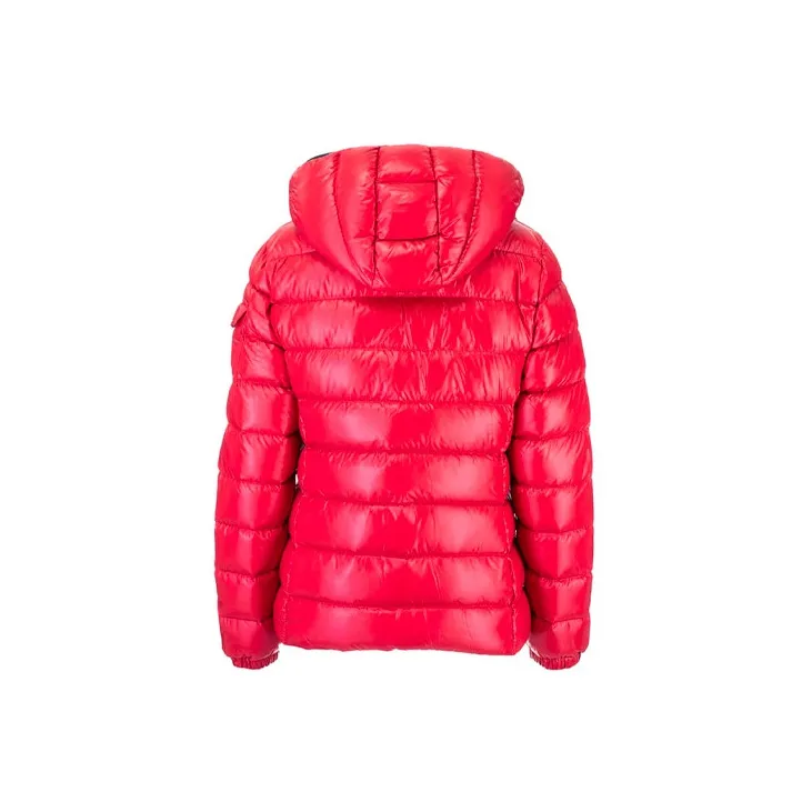 Moncler Bady Hooded Shiny Full Zip Jacket 'Red'-1