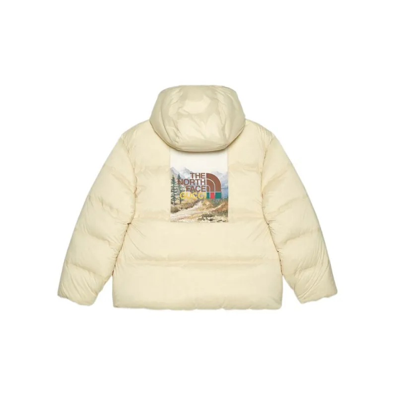 GUCCI X The North Face Padded Jacket Ivory-1