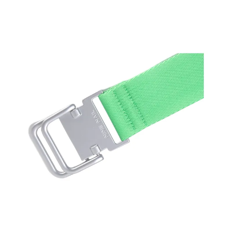 NINE NAIL Double Ring Buckle Nylon Canvas Belts Unisex Width 3.7cm-9