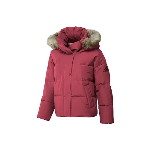 Adidas Down Jackets Women's Red