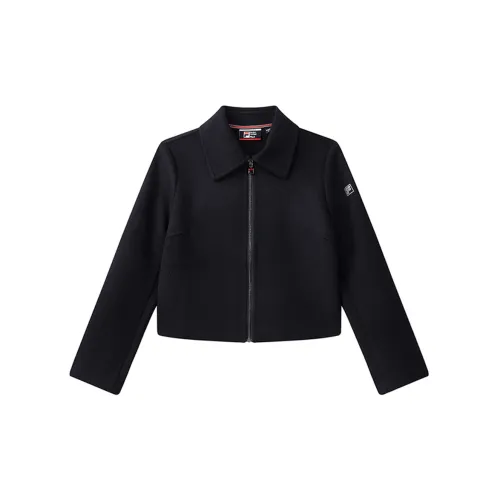FILA Cropped Coats Women's Legend Blue