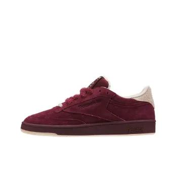 Reebok Club C Coverage Warm Slip-Resistant Low-Top Skateboard Shoes Women's Red