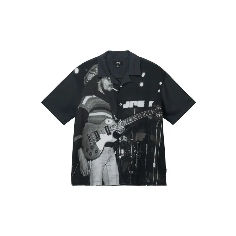Stussy Bob Marley Open Collar Shirt - POIZON