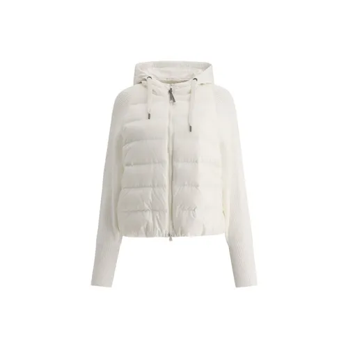 Brunello Cucinelli Down Jackets Women's White