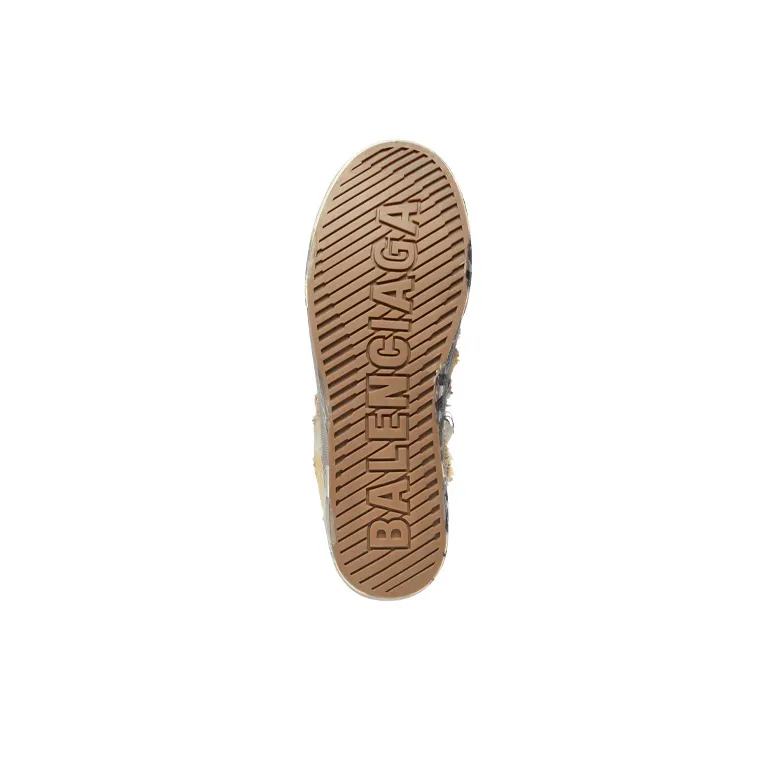 Balenciaga Paris High 'Destroyed - White'-3