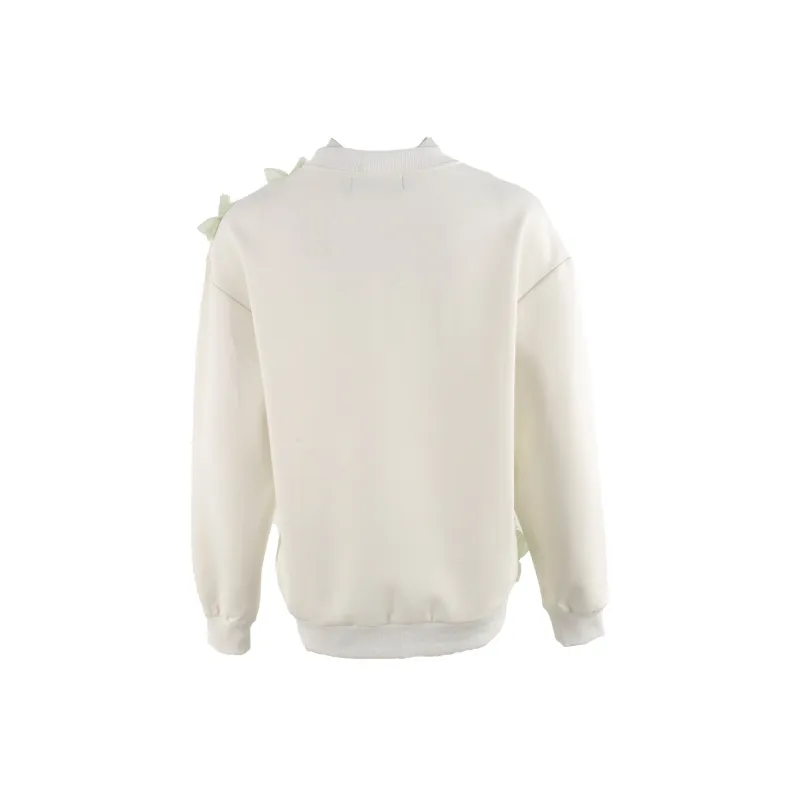CLOUD SEASON Crew Neck Loose Fit Sweatshirt Women's-1