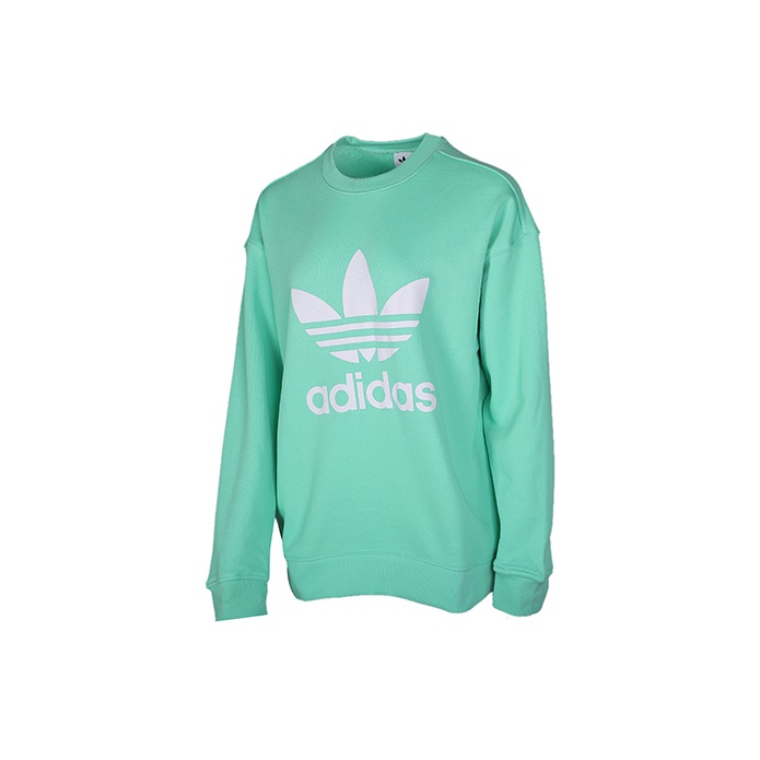 Adidas Originals Trefoil Sweatshirts Women s Mint Green POIZON