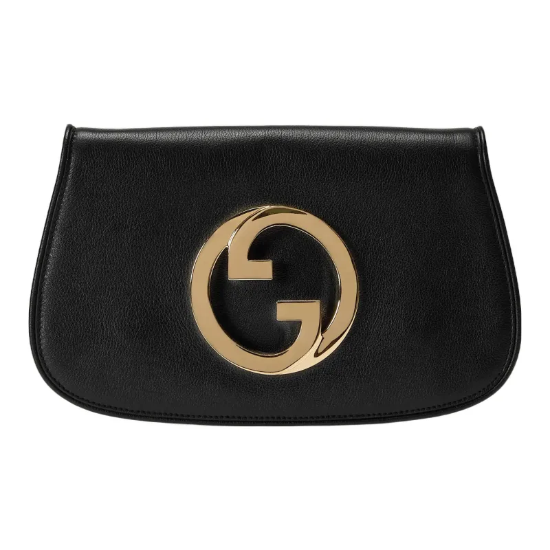 GUCCI Blondie Leather Chain Bag Shoulder Bag Crossbody Bag, Shoulder Bag Women's Black-2
