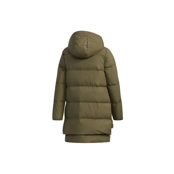 Adidas Neo Down Jackets Women's Khaki Brown-1