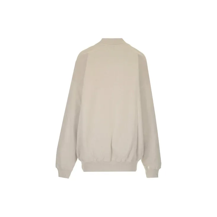 Balenciaga Paris Fashion Week Crewneck Sweater 'Cement Grey/Black'-1