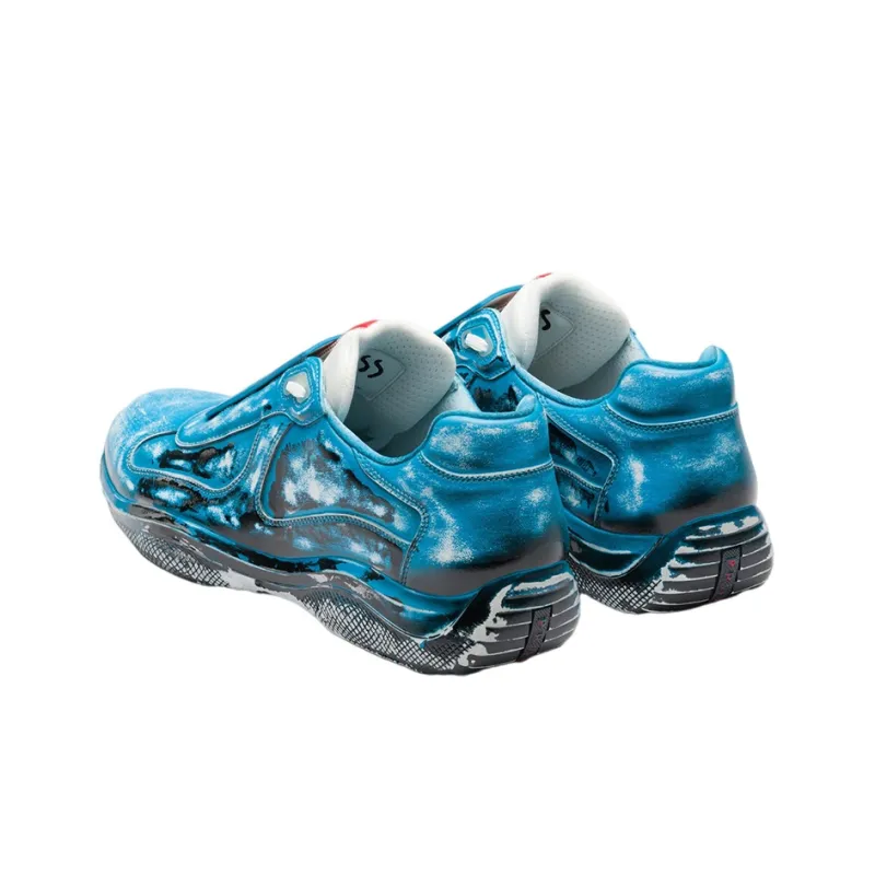 Cass x PRADA D3cay Wear-Resistant Low-Top Athletic Shoes Unisex Impact Blue-4