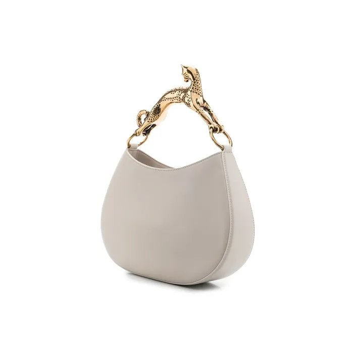 Lanvin Sheepskin One Shoulder Handbag Women's White-1